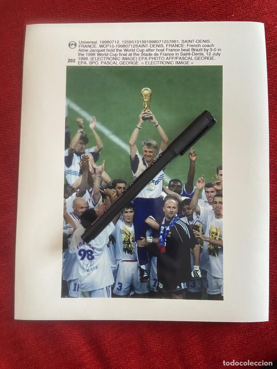 Coleccionismo deportivo: F33417 FOTO FOTOGRAFIA ORIGINAL CAMPEON SELECCION FRANCESA FRANCIA MUNDIAL FUTBOL 1998