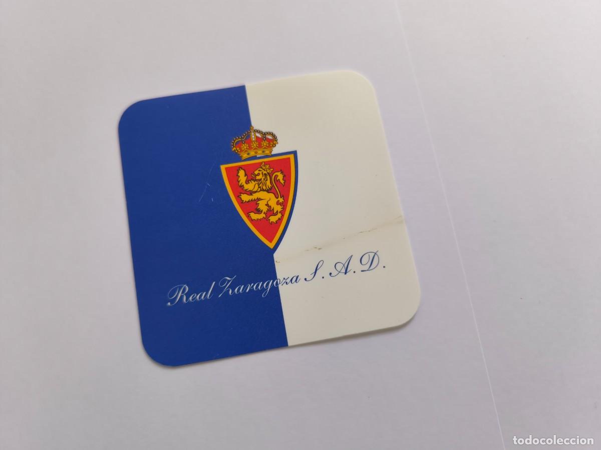 Coleccionismo deportivo: POSAVASO REAL ZARAGOZA - Foto 1