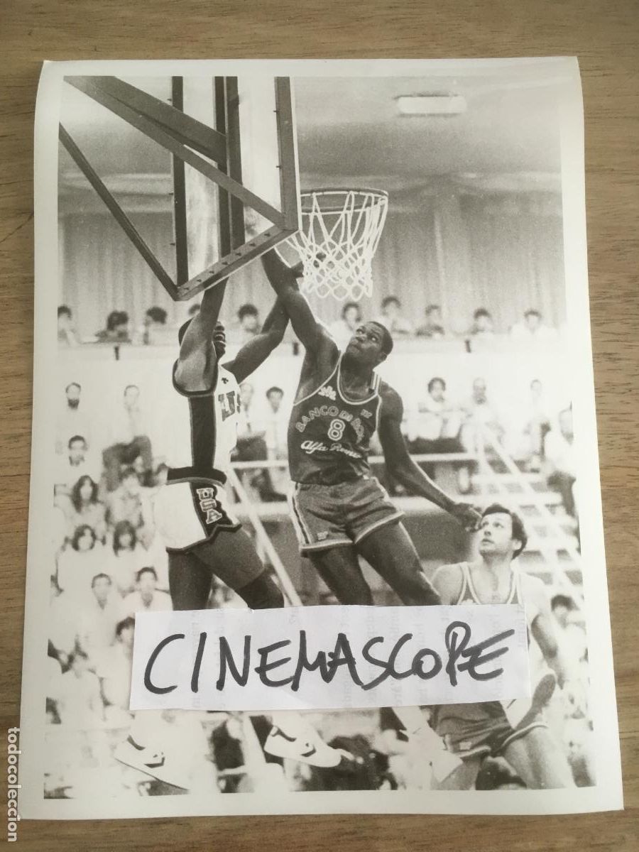 Sports collectibles: estados unidos usa italia baloncesto foto original a&ntilde;os 80