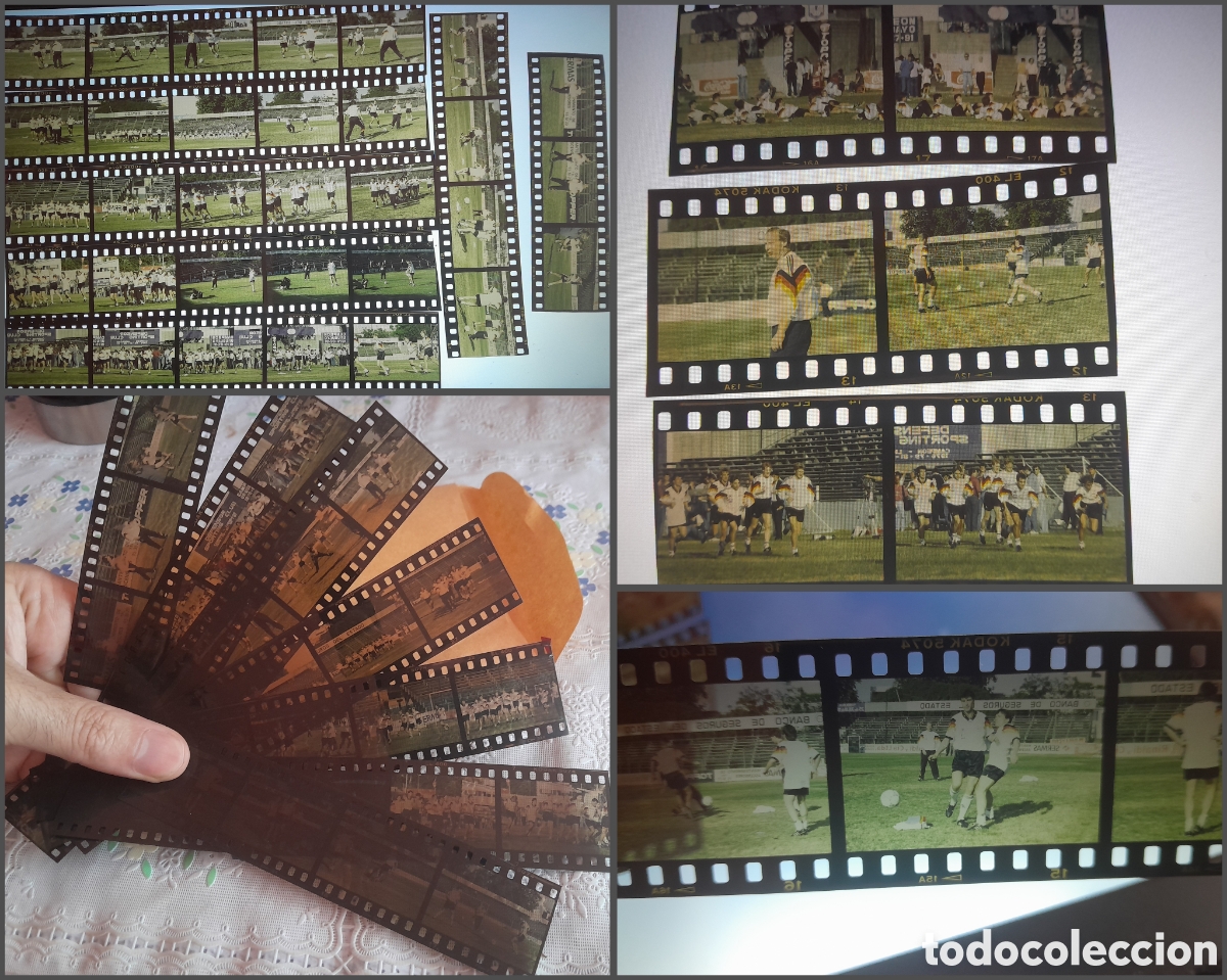 Sports collectibles: Documentos fotogr&aacute;ficos selecci&oacute;n alemana 1992 en Uruguay