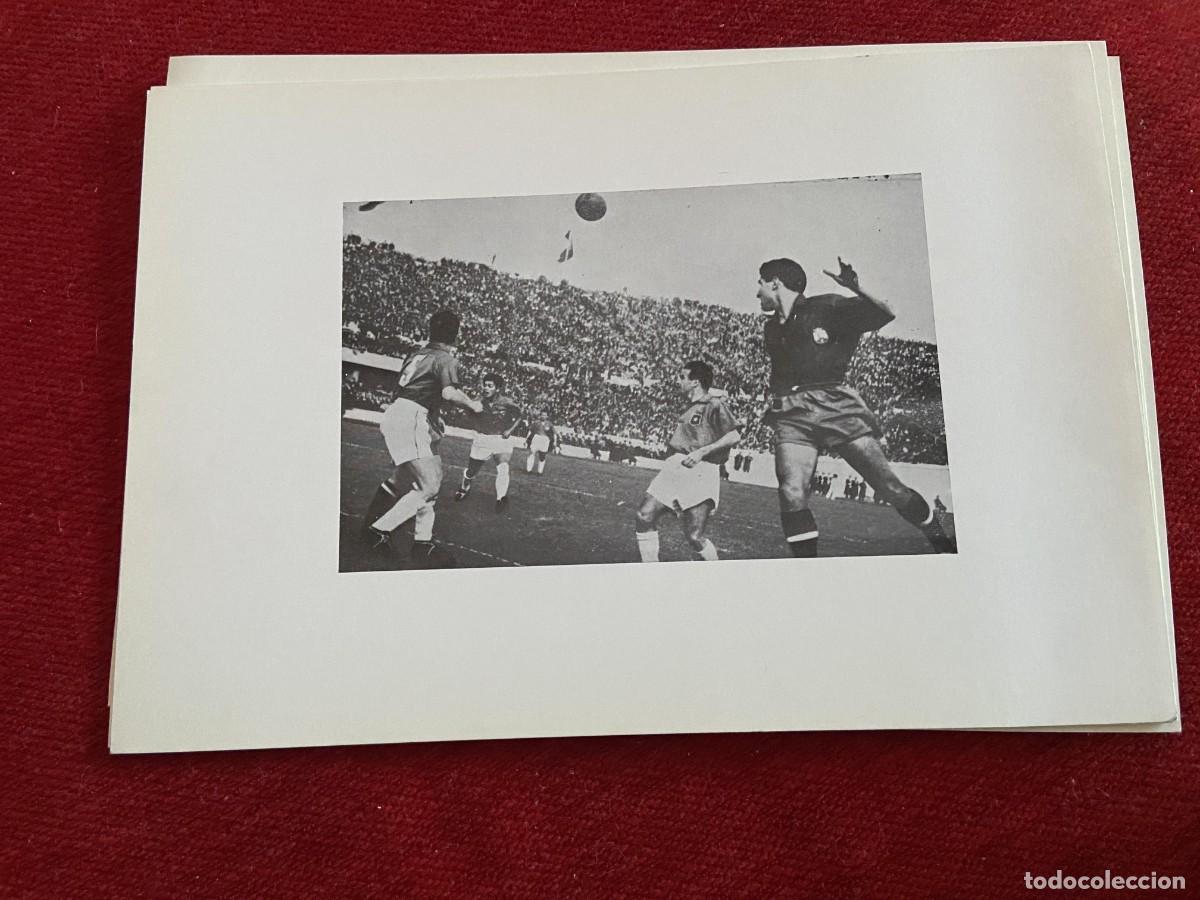 Collectionnisme sportif: F33894 FOTO FOTOGRAFIA SOBRE CARTULINA FUTBOL SELECCION ESPA&Ntilde;OLA ESPA&Ntilde;A DESCONOZCO JUGADORES???