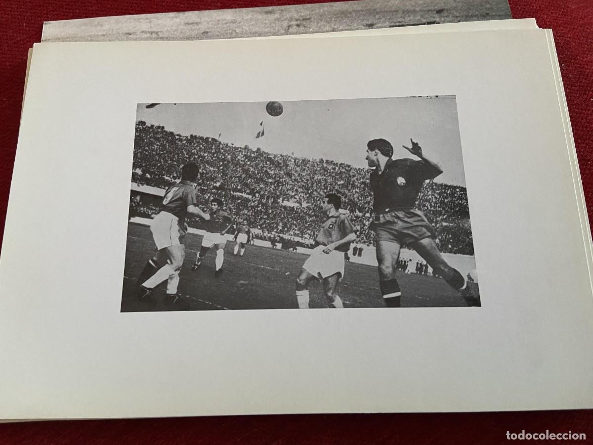 Collectionnisme sportif: F33915 FOTO FOTOGRAFIA SOBRE CARTULINA FUTBOL DESCONOZCO JUGADOR Y EQUIPO? SELECCION ESPA&Ntilde;OLA ESPA&Ntilde;A