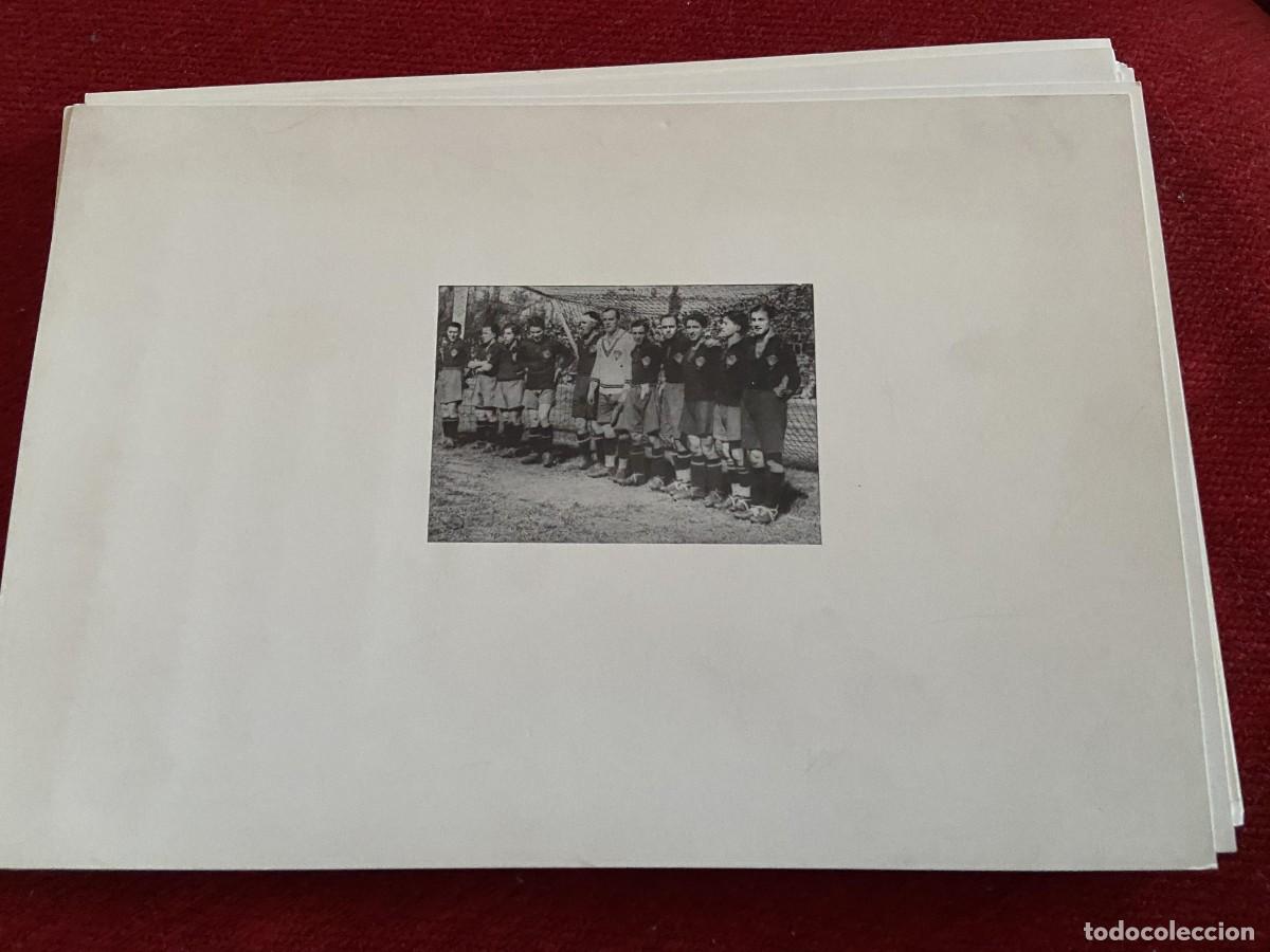 Collectionnisme sportif: F33918 FOTO FOTOGRAFIA SOBRE CARTULINA FUTBOL ONCE ALINEACION ESPA&Ntilde;A INGLATERRA 1929 METROPOLITANO