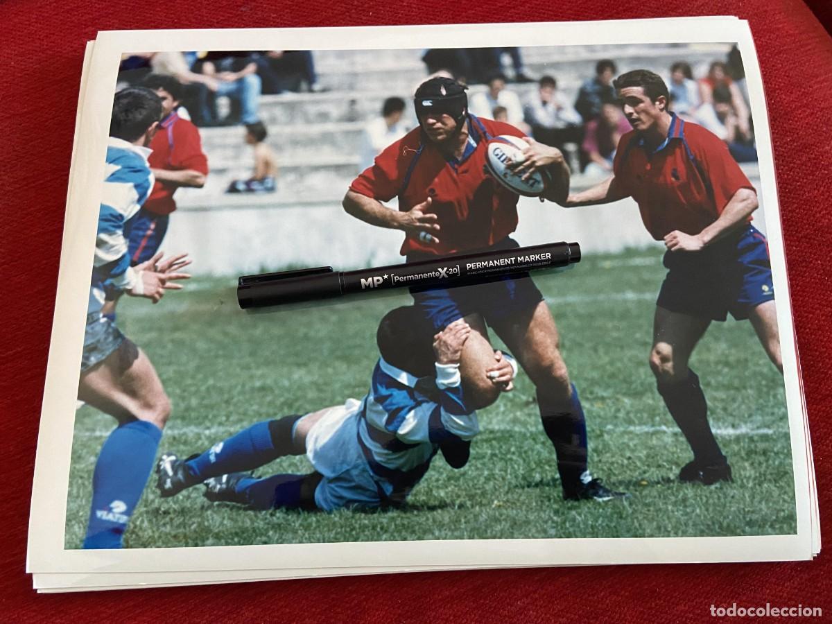 Collectionnisme sportif: FF1369 FOTO FOTOGRAFIA ORIGINAL RUGBY DESCONOZCO EL JUGADOR Y EQUIPOS??? GILBERT