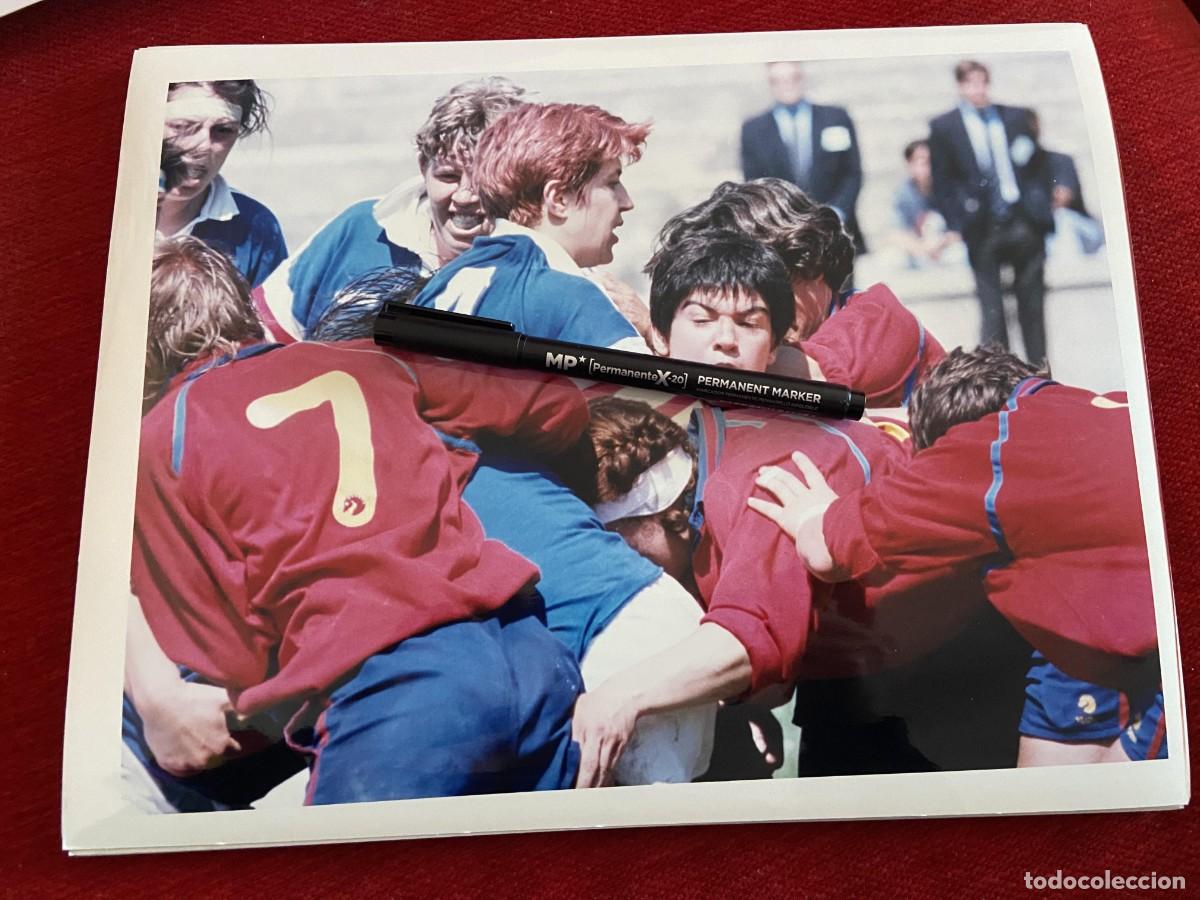 Collectionnisme sportif: FF1370 FOTO FOTOGRAFIA ORIGINAL RUGBY FEMENINO &iquest;ESPA&Ntilde;A DESCONOZCO EL JUGADOR Y EQUIPOS???