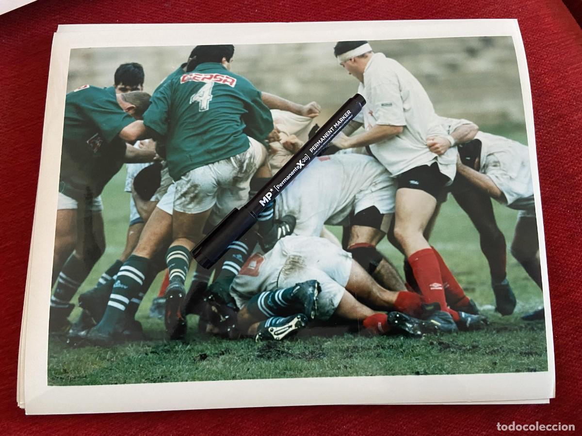 Collectionnisme sportif: FF1373 FOTO FOTOGRAFIA ORIGINAL RUGBY DESCONOZCO LOS JUGADORES PORTUGAL???