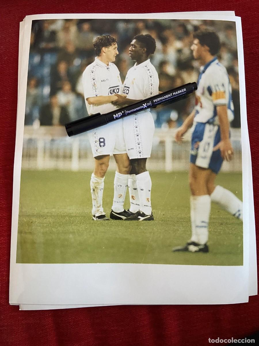 Sports collectibles: FF1423 FOTO FOTOGRAFIA ORIGINAL REAL MADRID ESPANYOL ESPA&Ntilde;OL MIJATOVIC SEEDORF