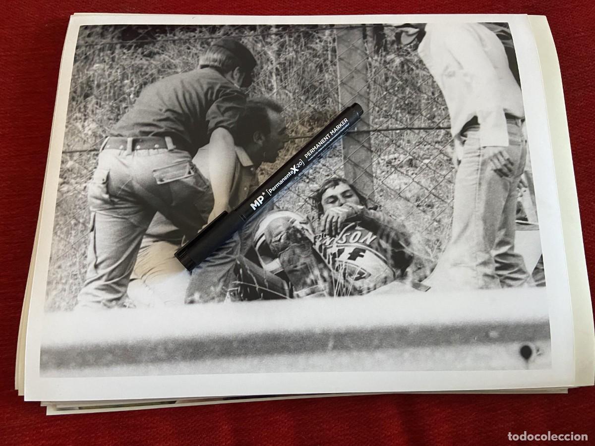 Sports collectibles: FF1448 FOTO FOTOGRAFIA ORIGINAL MOTOS MOTOCICLISMO ACCIDENTE DESCONOZCO EL PILOTO???
