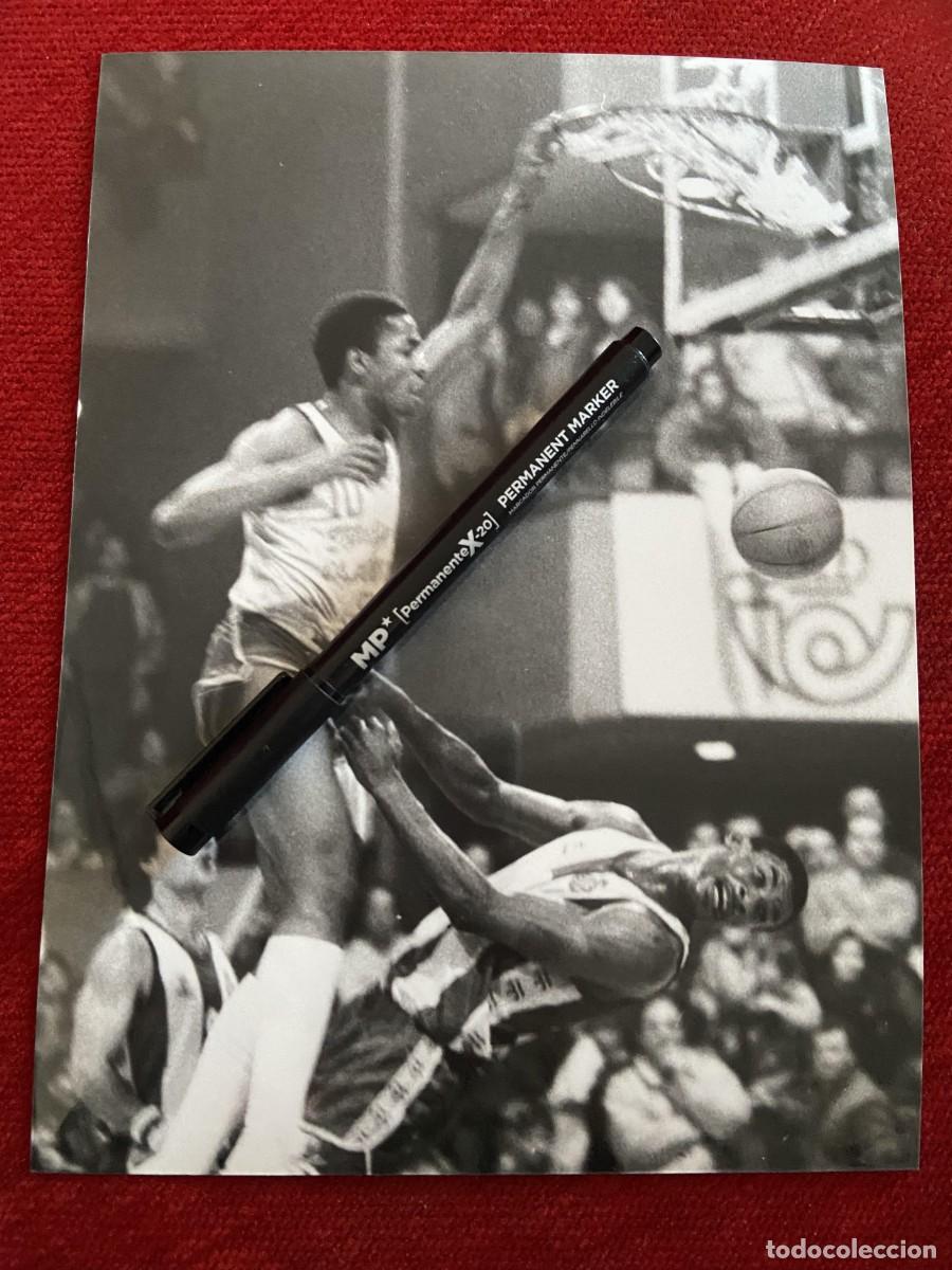 Sports collectibles: F33953 FOTO FOTOGRAFIA ORIGINAL BALONCESTO ESTUDIANTES &iquest;ESPA&Ntilde;OL ESPANYOL? DESCONZCO JUGADORES?