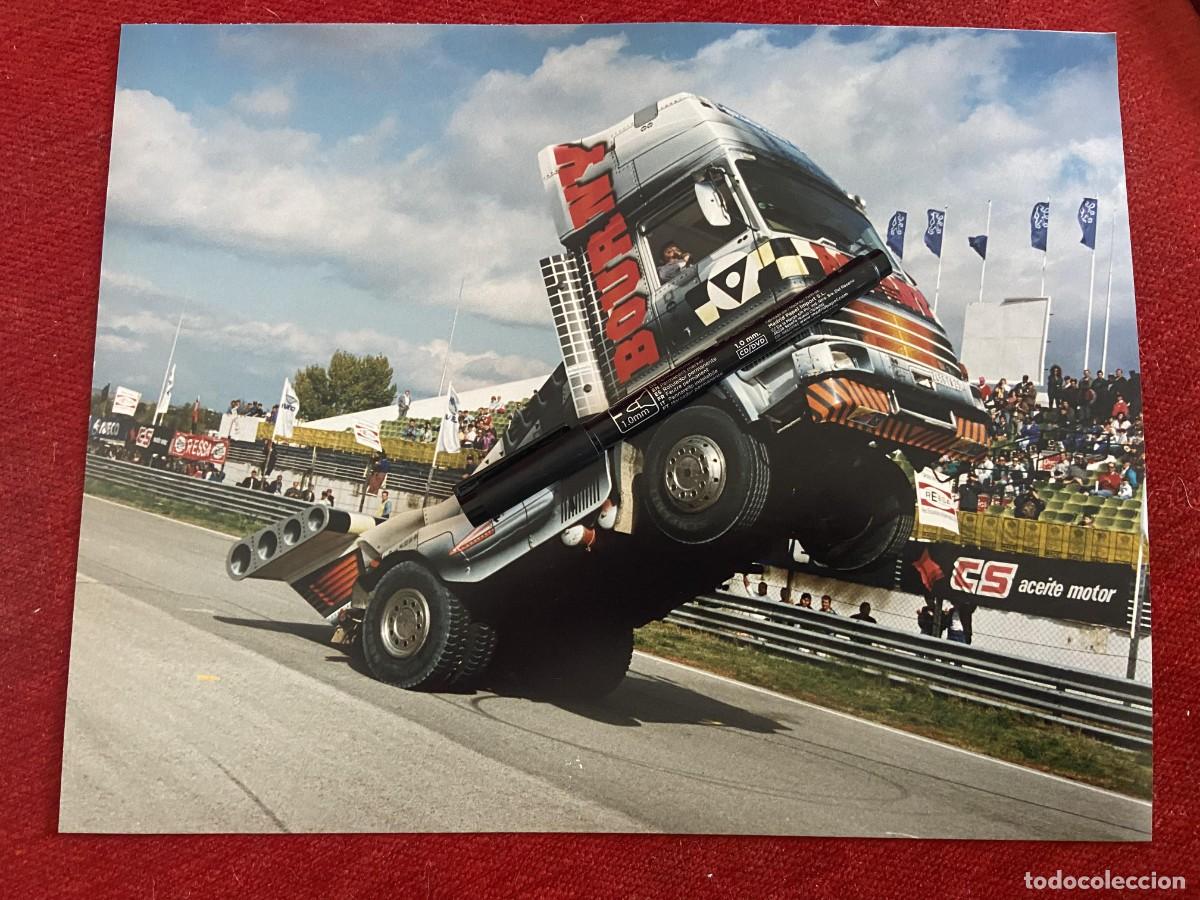 Collectionnisme sportif: FF1613 FOTO FOTOGRAFIA ORIGINAL CAMIONES BOURNY ACROBACIAS