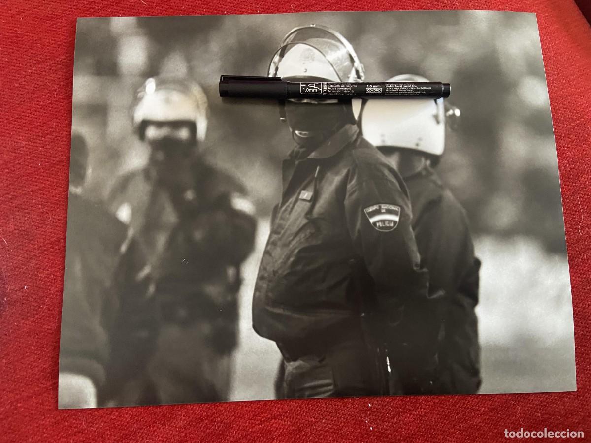 Collectionnisme sportif: FF1654 FOTO FOTOGRAFIA ORIGINAL ANTIDISTURBIOS POLICIA NACIONAL FUTBOL