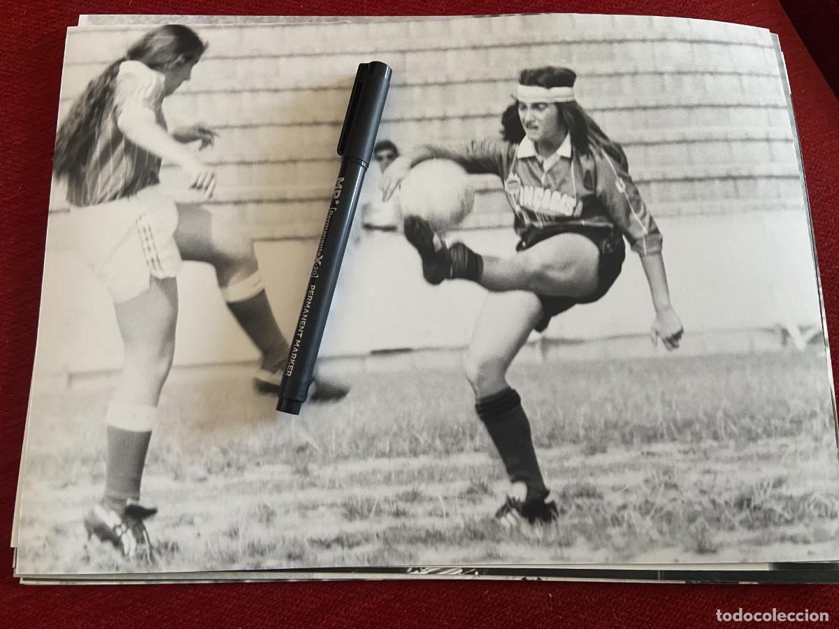 Collectionnisme sportif: FF1686 FOTO FOTOGRAFIA ORIGINAL FUTBOL FEMENINO A&Ntilde;OS 80 90 CD PORVENIR