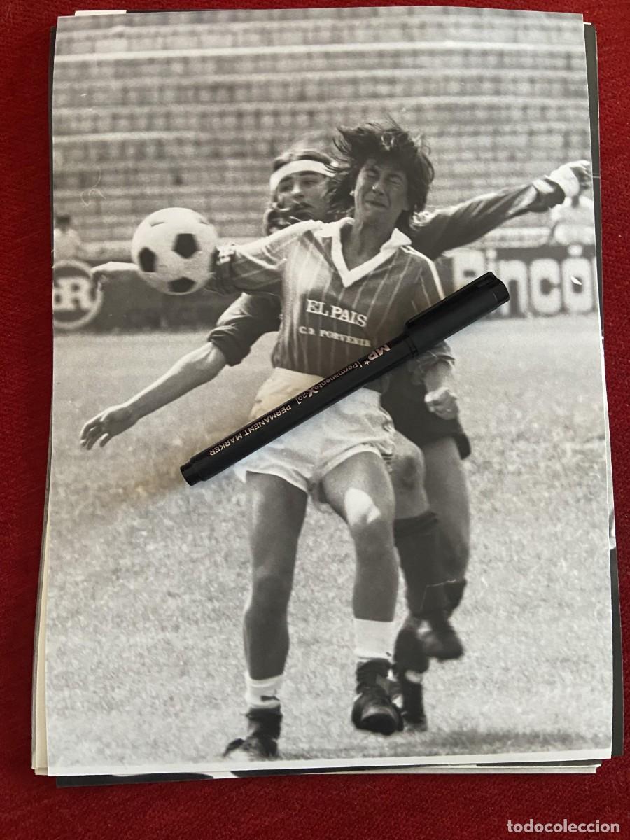 Collectionnisme sportif: FF1687 FOTO FOTOGRAFIA ORIGINAL FUTBOL FEMENINO A&Ntilde;OS 80 90 CD PORVENIR