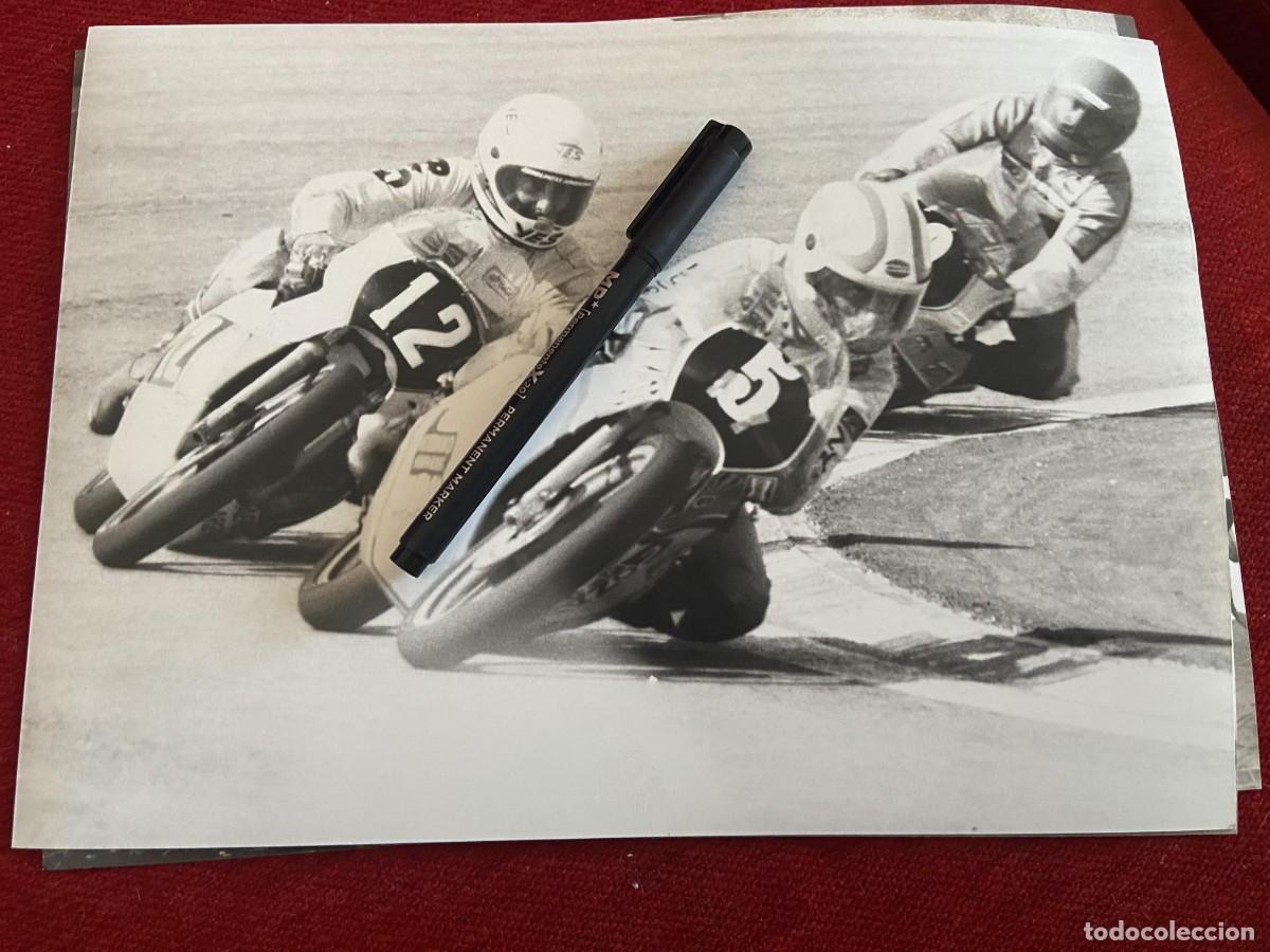 Collectionnisme sportif: FF1695 FOTO FOTOGRAFIA ORIGINAL MOTOS MOTOCICLISMO JARAMA DESCONOZCO PILOTOS Y A&Ntilde;O??