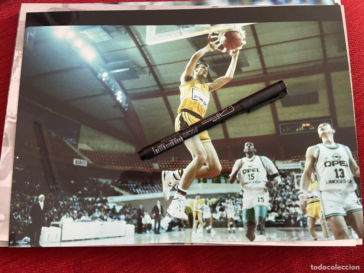 Collectionnisme sportif: FF1758 FOTO FOTOGRAFIA ORIGINAL DINO RADJA BALONCESTO LIMOGES SPLIT JUGOPLASTIKA
