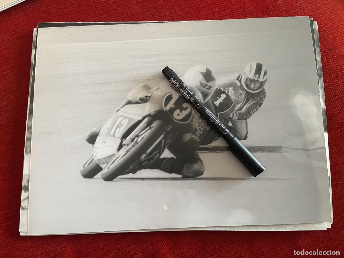 Collectionnisme sportif: FF1770 FOTO FOTOGRAFIA ORIGINAL MOTOCICLISMO JARAMA 1983 ANGEL NIETO GARELLI MAURIZIO VITALI MBA