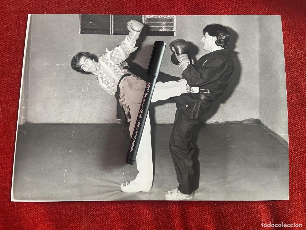 Collectionnisme sportif: FF1844 FOTO FOTOGRAFIA ORIGINAL KARATE ESPA&Ntilde;A