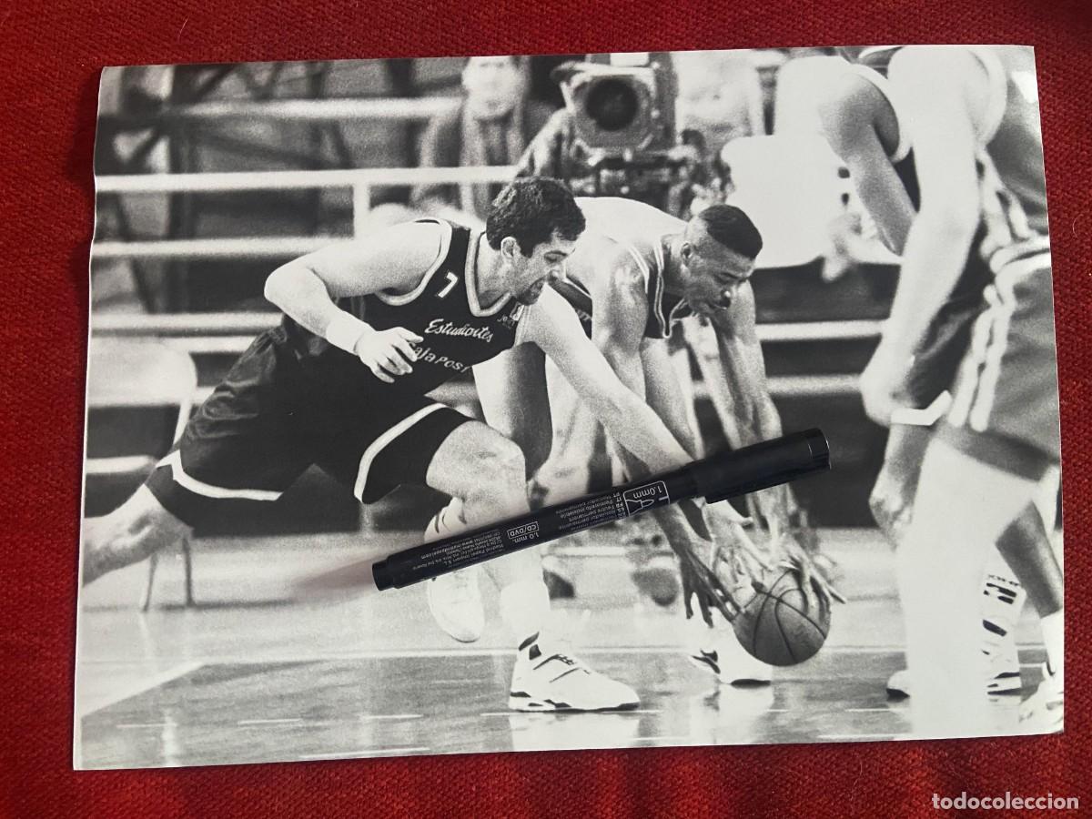 Sports collectibles: FF1862 FOTO FOTOGRAFIA ORIGINAL BALONCESTO ESTUDIANTES &iquest;JOVENTUT? JUAN ANTONIO ORENGA Y ...???