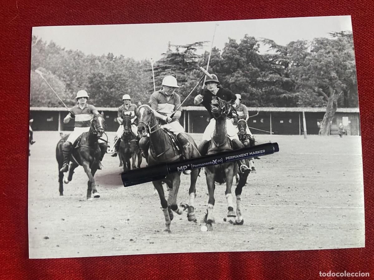 Sports collectibles: FF1876 FOTO FOTOGRAFIA ORIGINAL HOCKEY CABALLO POLO DESCONOZCO QUIENES SON???