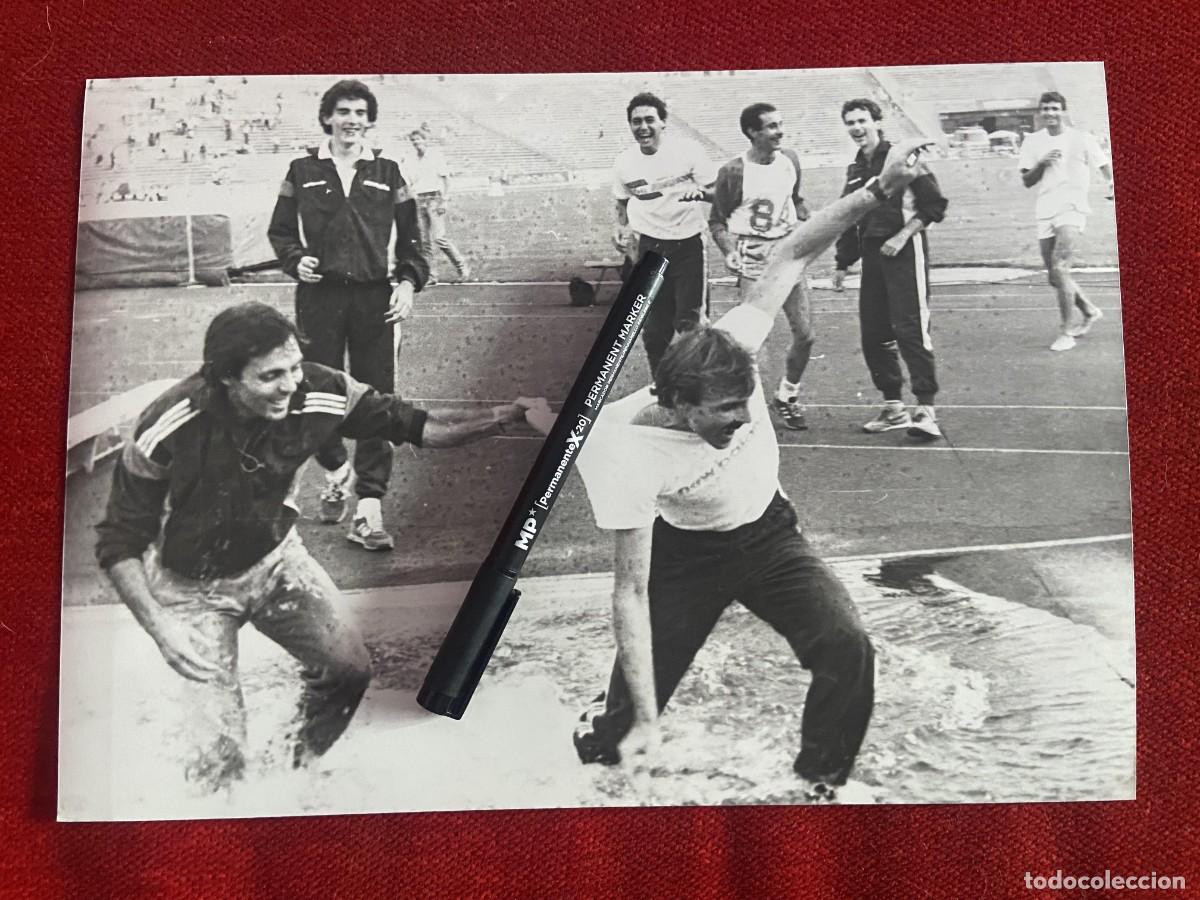 Sports collectibles: FF1878 FOTO FOTOGRAFIA ORIGINAL ATLETISMO COLOMAN TRABADO JAVIER MORACHO