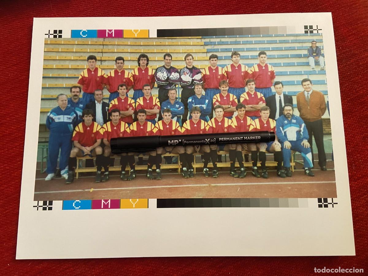 Collectionnisme sportif: F34001 FOTO FOTOGRAFIA ORIGINAL PLANTILLA SELECCION ESPA&Ntilde;OLA ESPA&Ntilde;A JUGADORES