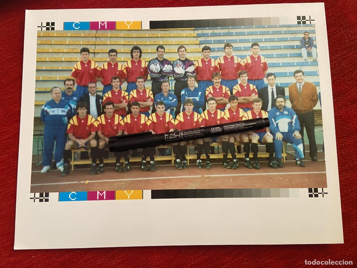 Sports collectibles: F34003 FOTO FOTOGRAFIA ORIGINAL PLANTILLA SELECCION ESPA&Ntilde;OLA ESPA&Ntilde;A JUGADORES