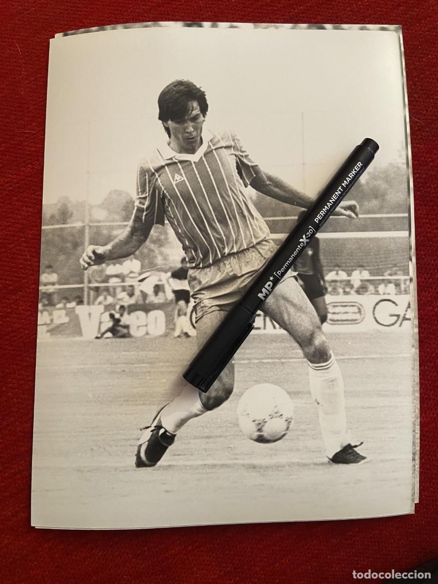 Collectionnisme sportif: F34066 FOTO FOTOGRAFIA ORIGINAL MUNDIAL MEXICO 86 ATLAS ESPA&Ntilde;A 1986 LOBO CARRASCO