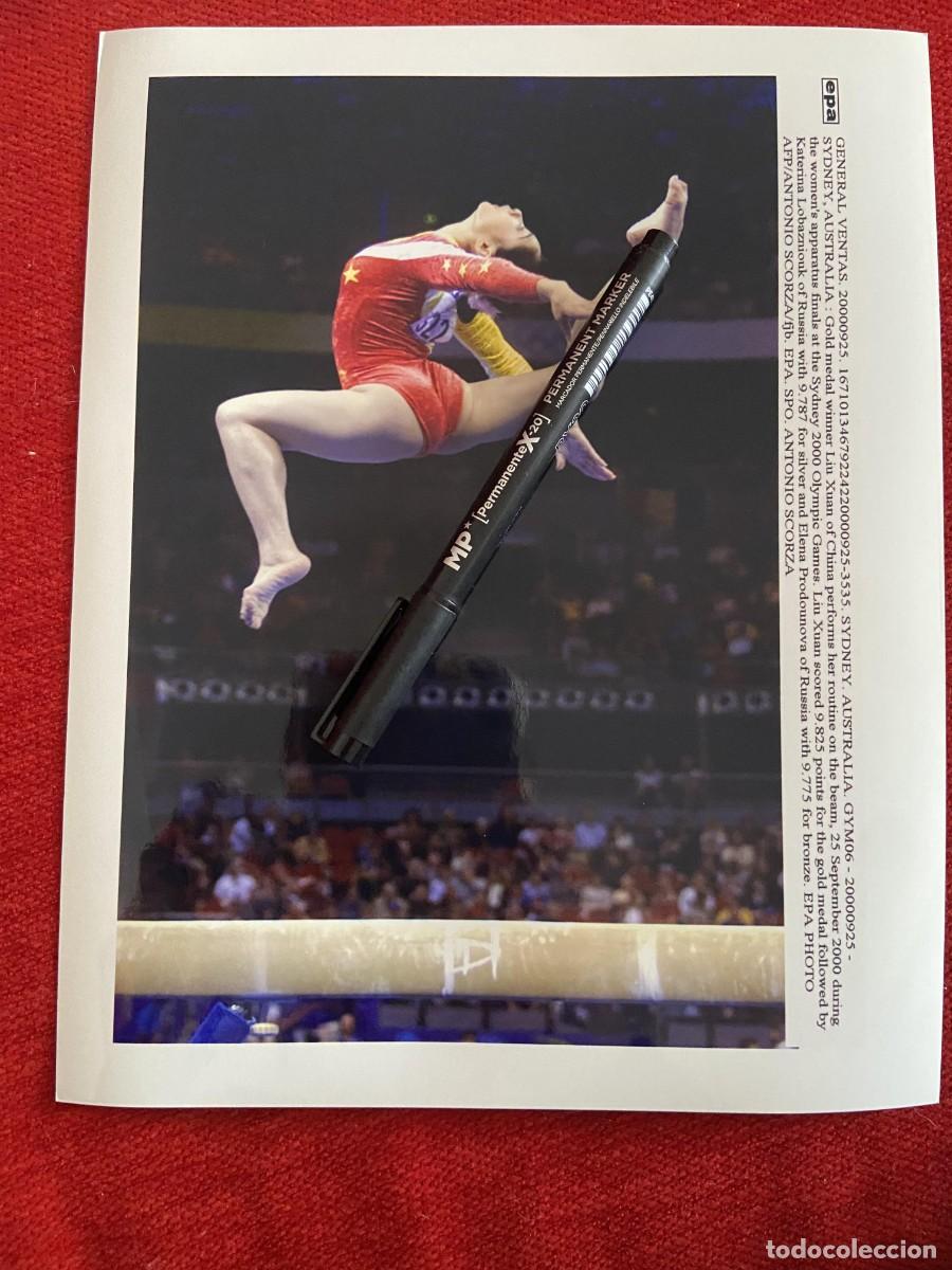 Collectionnisme sportif: F34125 FOTO FOTOGRAFIA ORIGINAL JUEGOS OLIMPICOS OLIMPIADAS 2000 XUAN LIU GIMNASIA CHINA