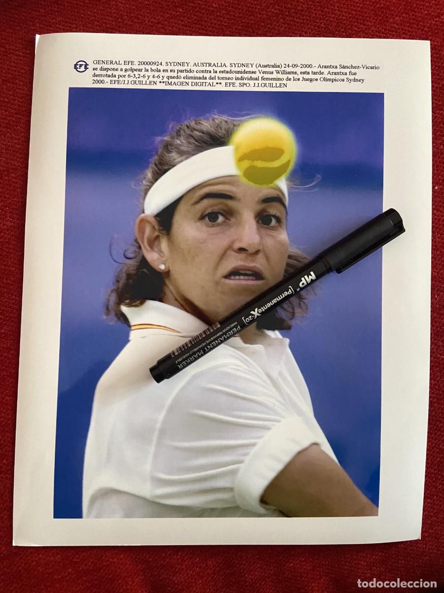 Collectionnisme sportif: F34141 FOTO FOTOGRAFIA ORIGINAL JUEGOS OLIMPICOS OLIMPIADAS 2000 TENIS ARANTXA SANCHEZ VICARIO
