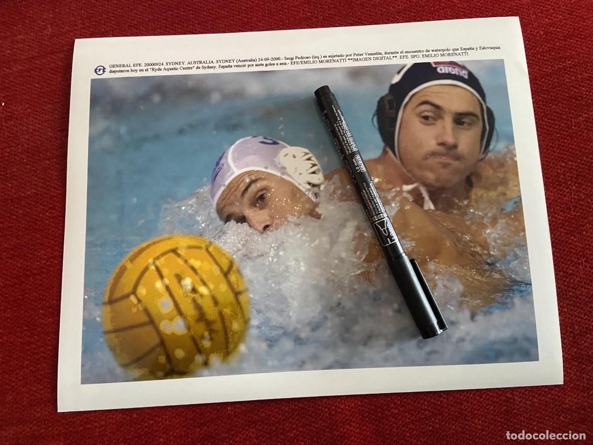 Collectionnisme sportif: F34145 FOTO FOTOGRAFIA ORIGINAL JUEGOS OLIMPICOS 2000 SERGI PEDREROL PETER VERZELITS WATERPOLO