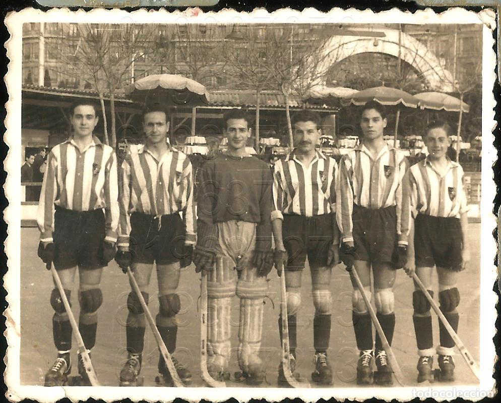 Collectionnisme sportif: HOCKEY SOBRE PATINES CATALU&Ntilde;A EQUIPO A&Ntilde;OS 30 8X6 LM34