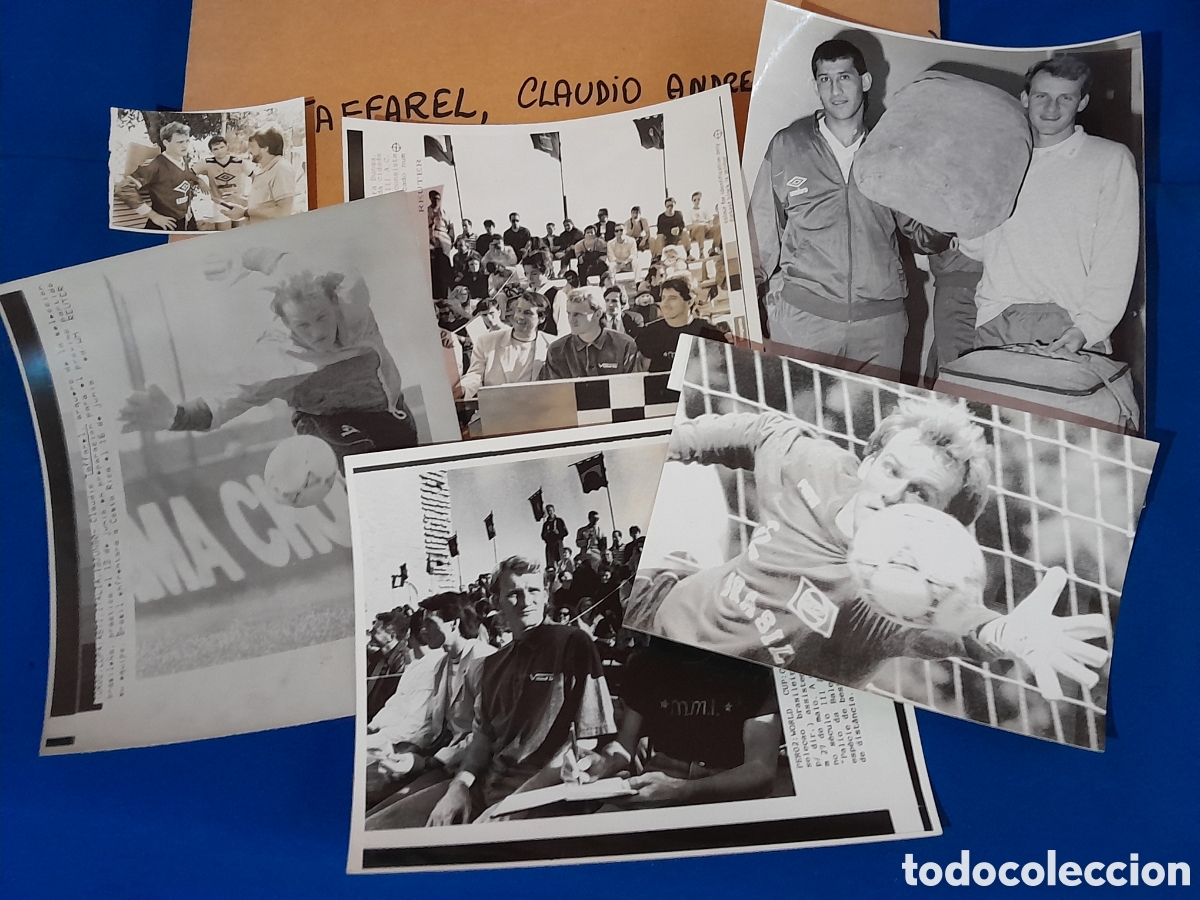 Collectionnisme sportif: Fotograf&iacute;as del gran portero brasile&ntilde;o Claudio Taffarel