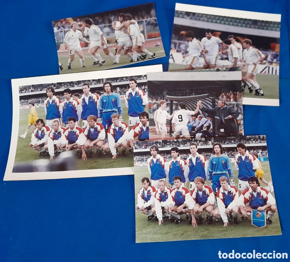 Collectionnisme sportif: Fotograf&iacute;as selecci&oacute;n de B&eacute;lgica copa mundial 1990