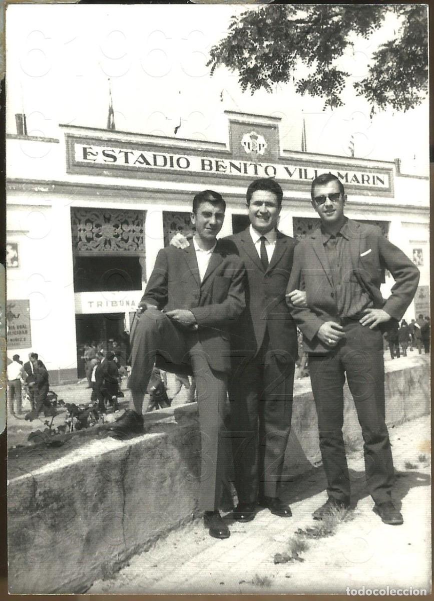 Collectionnisme sportif: REAL BETIS BALOMPIE BENITO VILLAMARIN PARTIDO ATHLETIC DE BILBAO FOTOGRAFIA UNICA 10X7 LM34