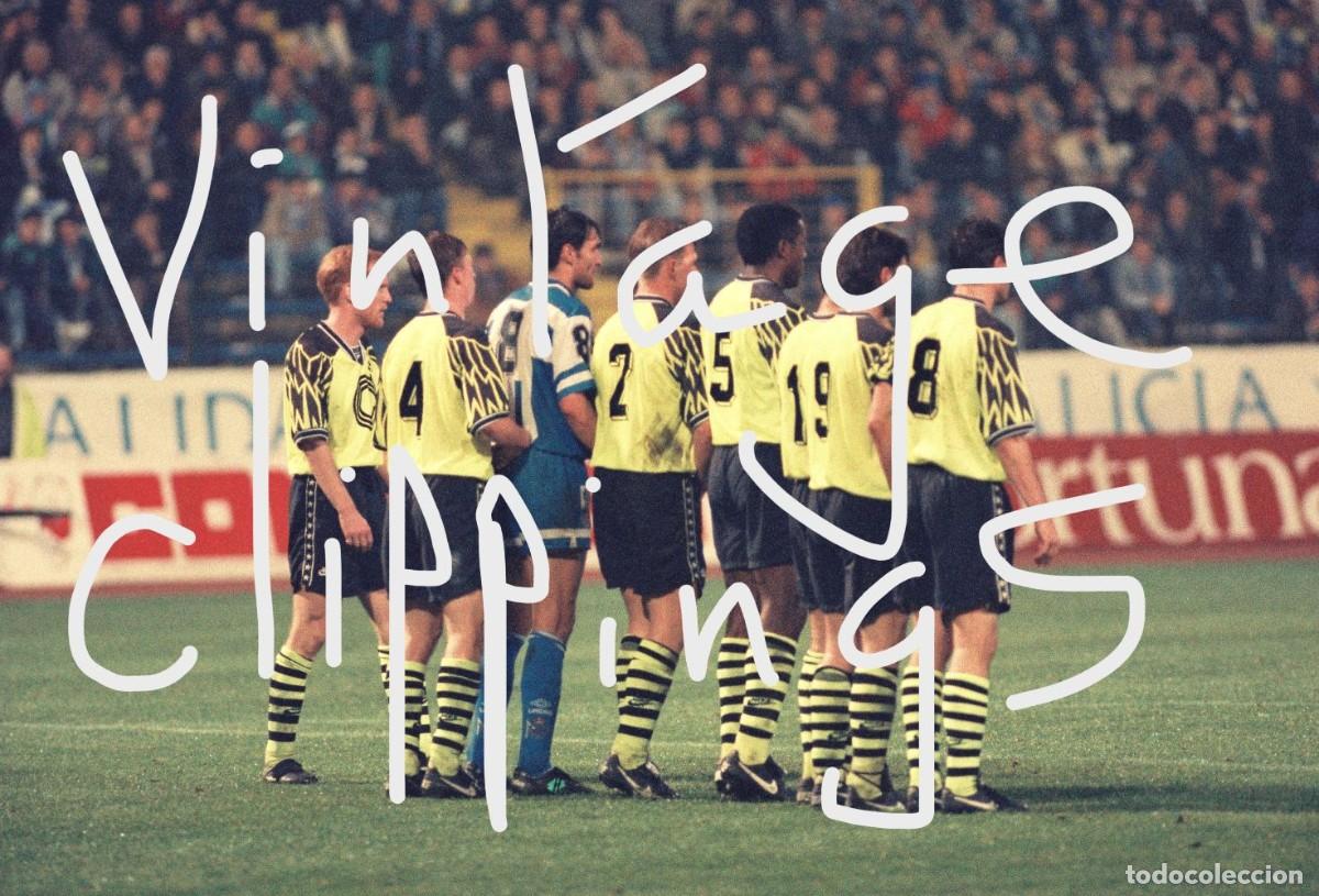 Collectionnisme sportif: DEPORTIVO DE LA CORU&Ntilde;A 1-0 BORUSSIA DORTMUND Fotografia 1994 Copa de la UEFA 94-95 Futbol foto