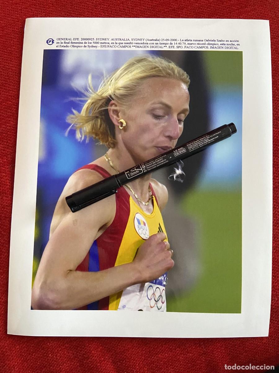 Collectionnisme sportif: F34351 FOTO FOTOGRAFIA ORIGINAL ATLETISMO (25-9-2000) RUMANIA GABRIELA SZABO