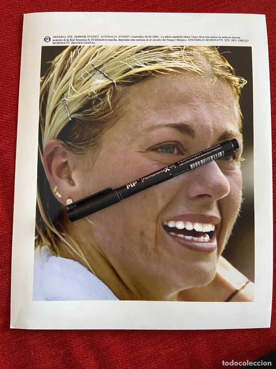Collectionnisme sportif: F34352 FOTO FOTOGRAFIA ORIGINAL ATLETISMO (28-9-2000) ESPA&Ntilde;A MARIA VASCO BORA