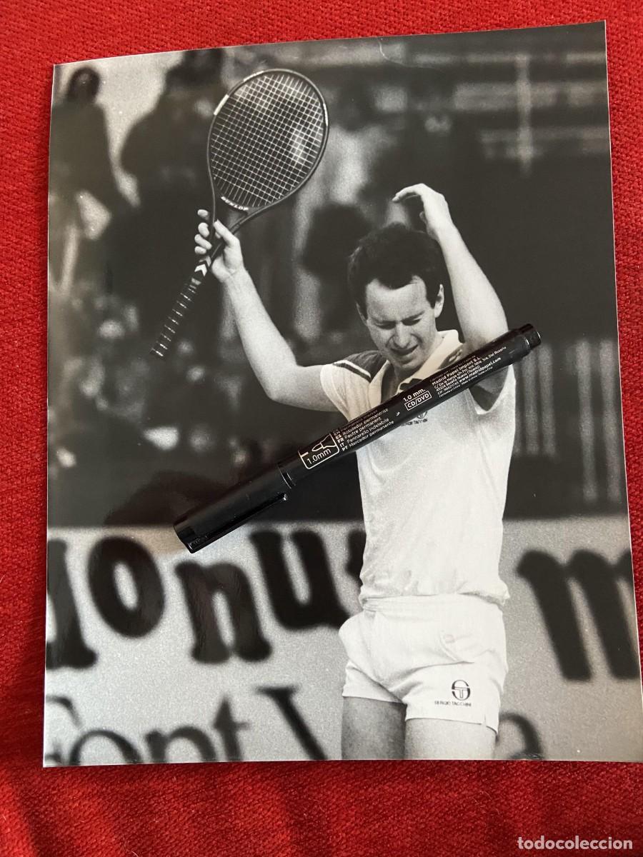 Sports collectibles: F34463 FOTO FOTOGRAFIA ORIGINAL TENIS JOHN MCENROE