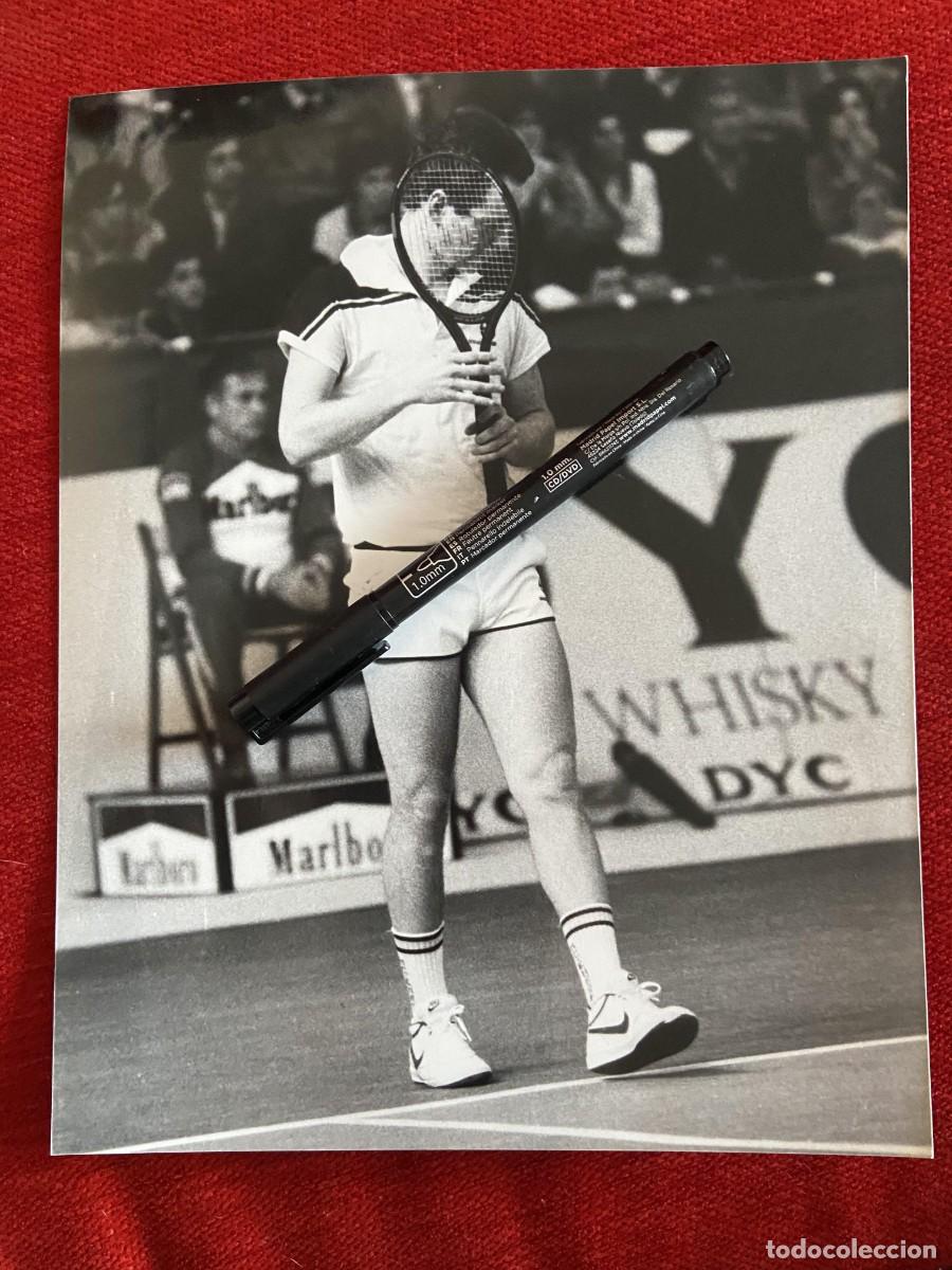 Sports collectibles: F34465 FOTO FOTOGRAFIA ORIGINAL TENIS JOHN MCENROE DYC