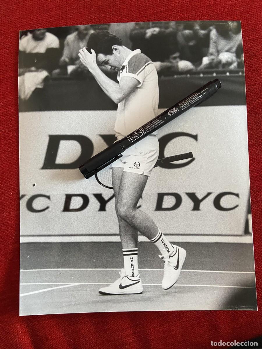 Sports collectibles: F34466 FOTO FOTOGRAFIA ORIGINAL TENIS JOHN MCENROE DYC