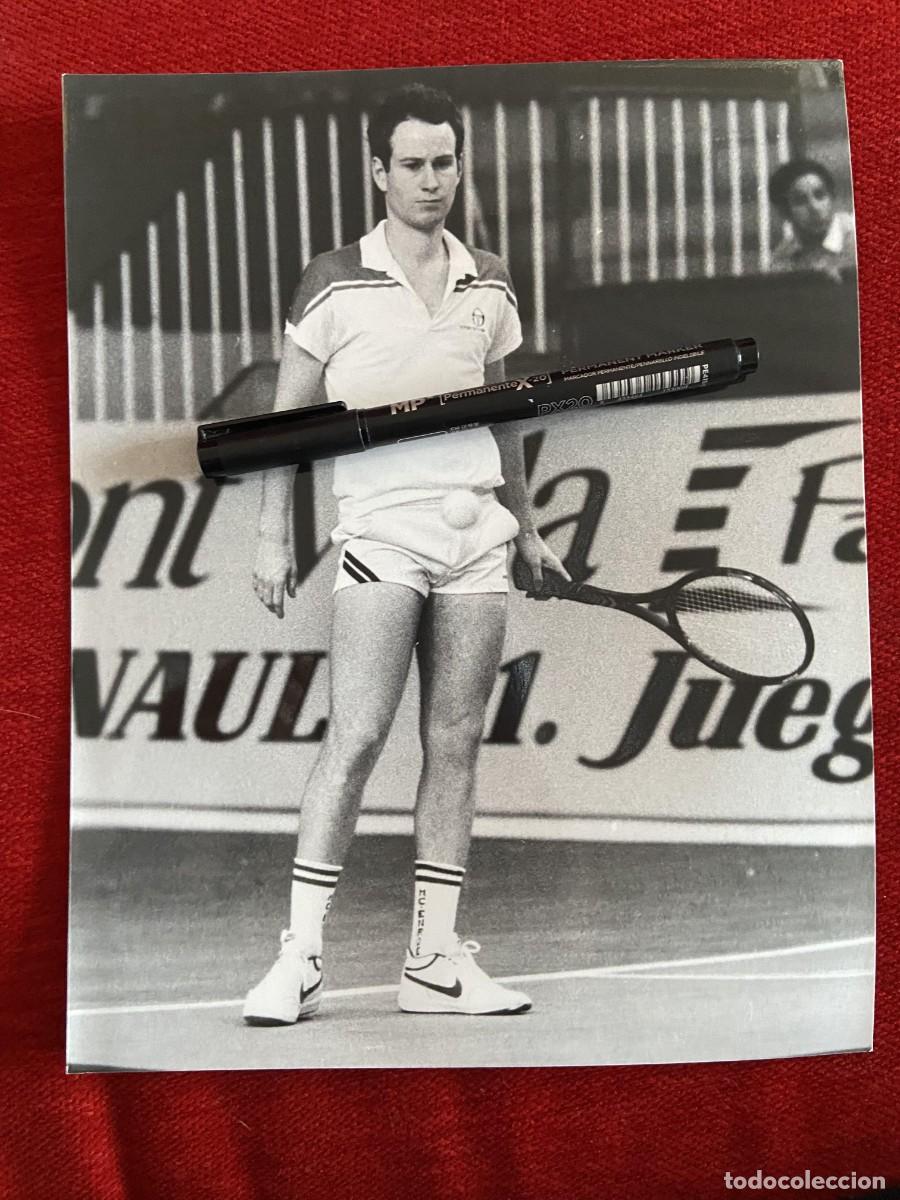 Sports collectibles: F34475 FOTO FOTOGRAFIA ORIGINAL TENIS JOHN MCENROE