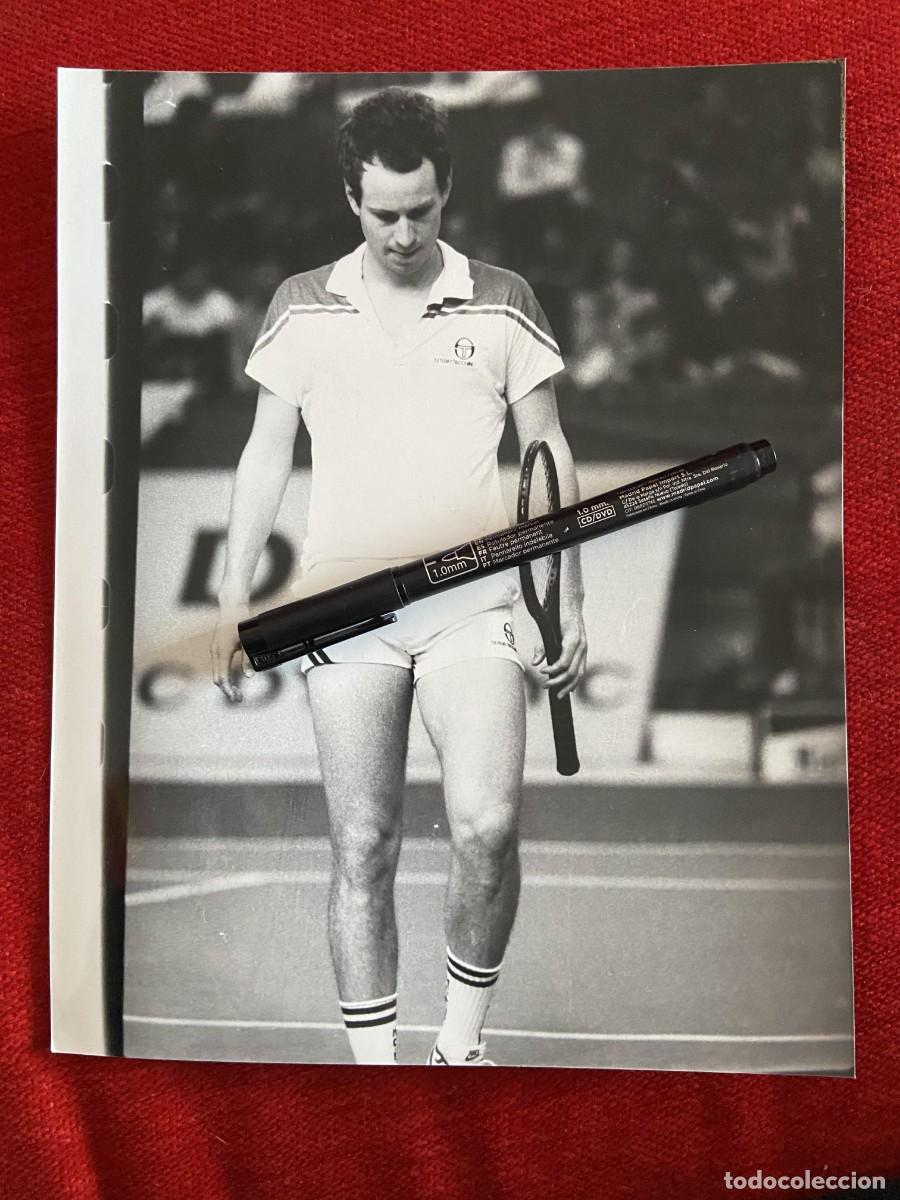 Sports collectibles: F34476 FOTO FOTOGRAFIA ORIGINAL TENIS JOHN MCENROE