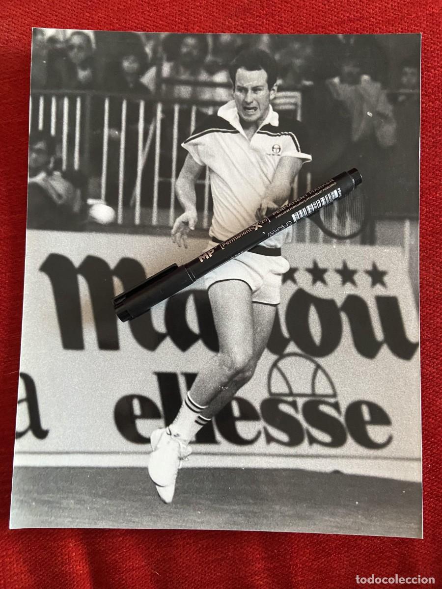 Sports collectibles: F34477 FOTO FOTOGRAFIA ORIGINAL TENIS JOHN MCENROE MAHOU
