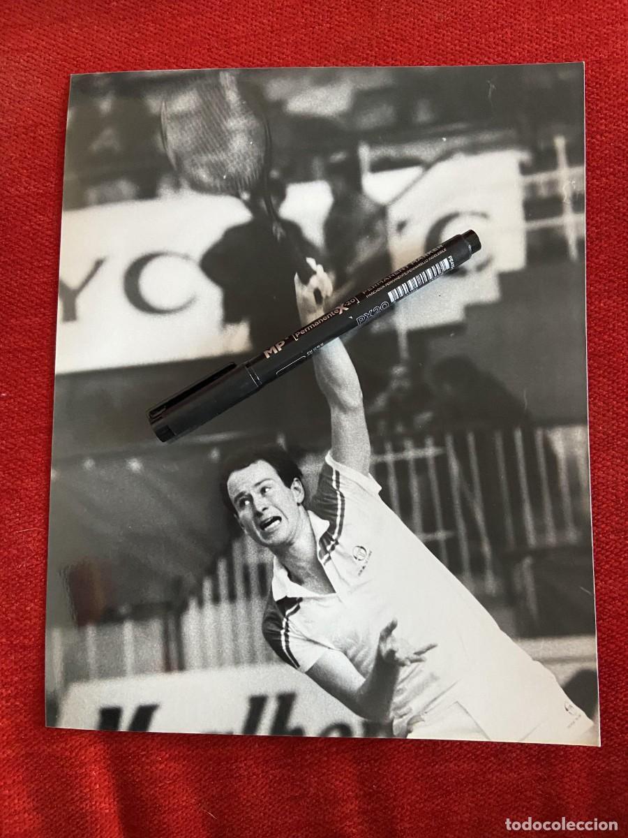 Sports collectibles: F34478 FOTO FOTOGRAFIA ORIGINAL TENIS JOHN MCENROE DYC