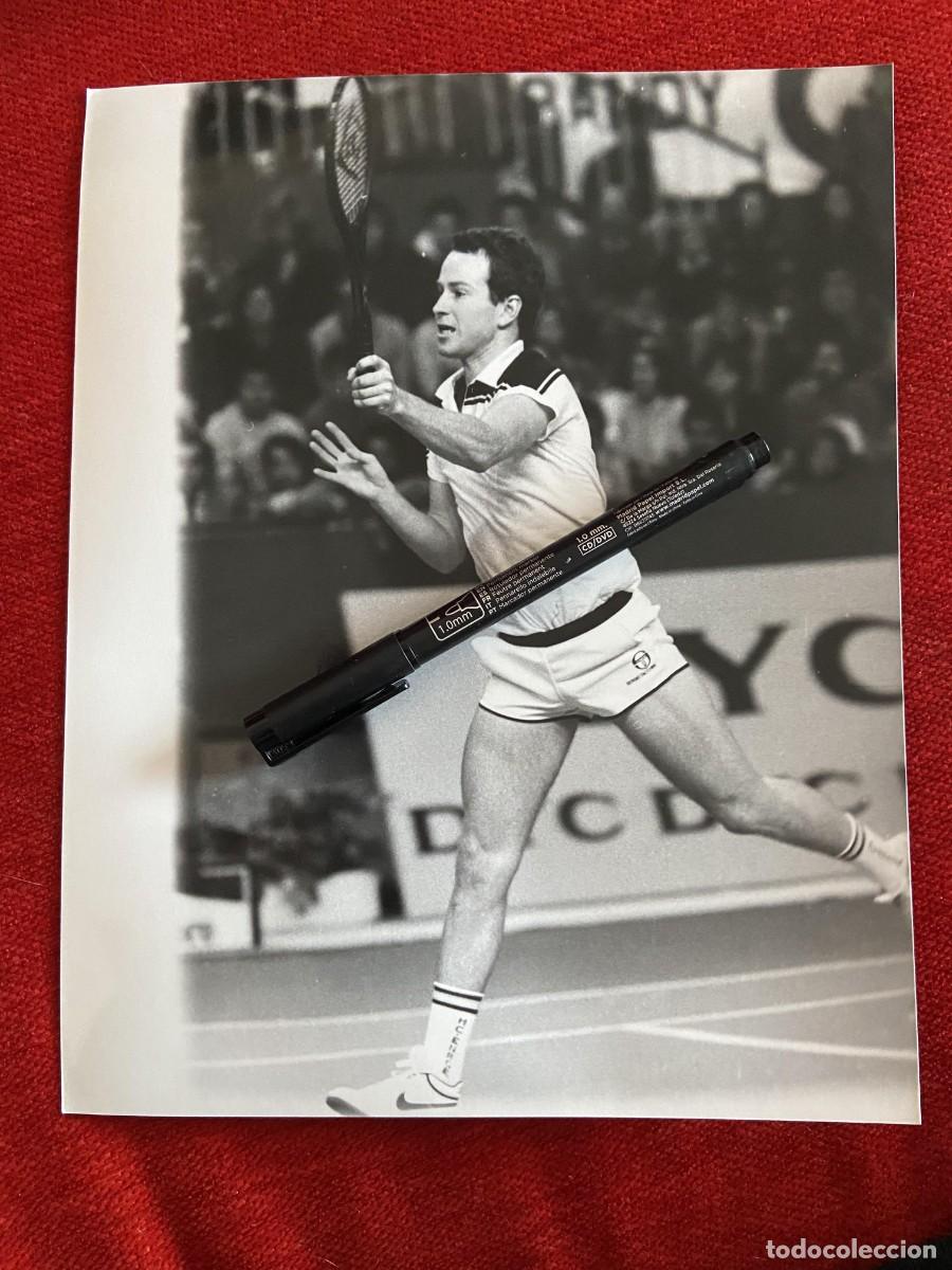 Sports collectibles: F34479 FOTO FOTOGRAFIA ORIGINAL TENIS JOHN MCENROE DYC