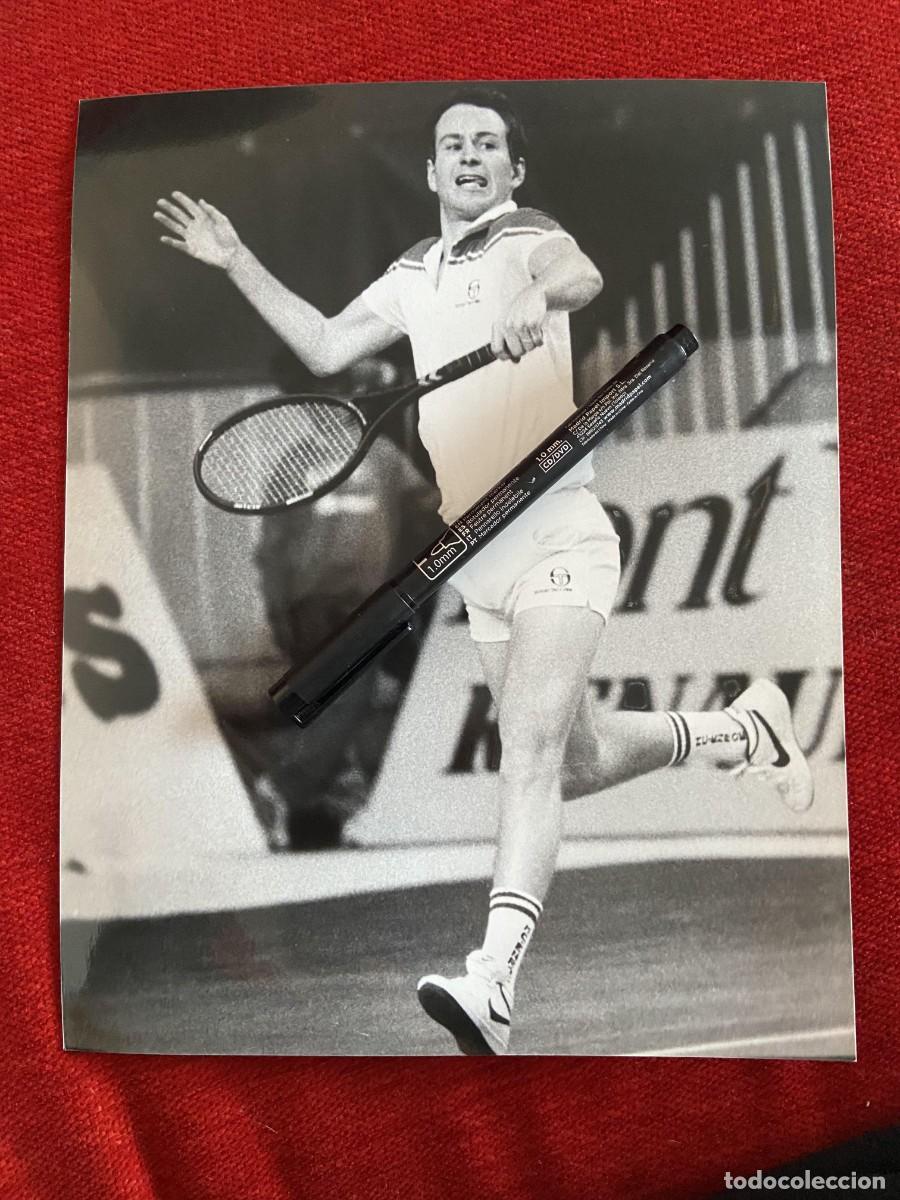 Sports collectibles: F34481 FOTO FOTOGRAFIA ORIGINAL TENIS JOHN MCENROE