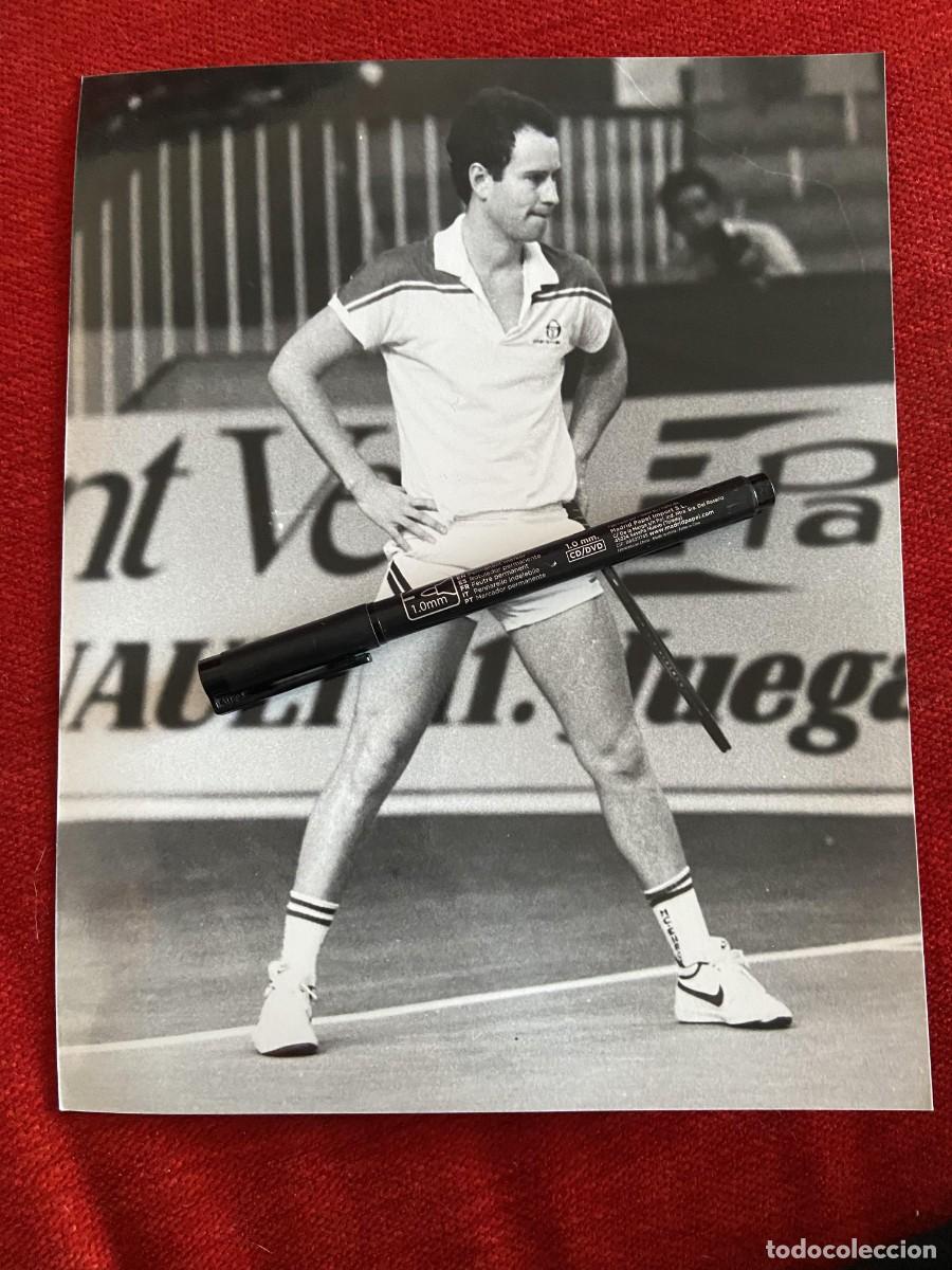 Sports collectibles: F34483 FOTO FOTOGRAFIA ORIGINAL TENIS JOHN MCENROE