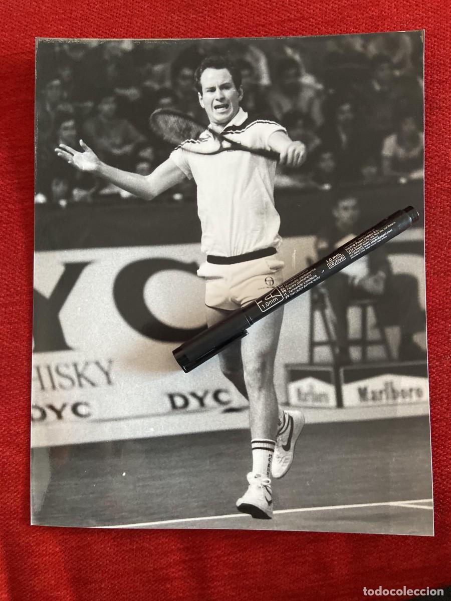 Sports collectibles: F34511 FOTO FOTOGRAFIA ORIGINAL TENIS JOHN MCENROE DYC