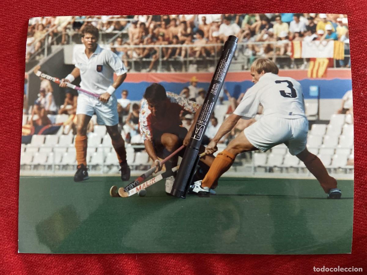 Sports collectibles: F34536 FOTO FOTOGRAFIA ORIGINAL HOCKEY SOBRE HIERBA ESPA&Ntilde;A HOLANDA (28-7-1992)