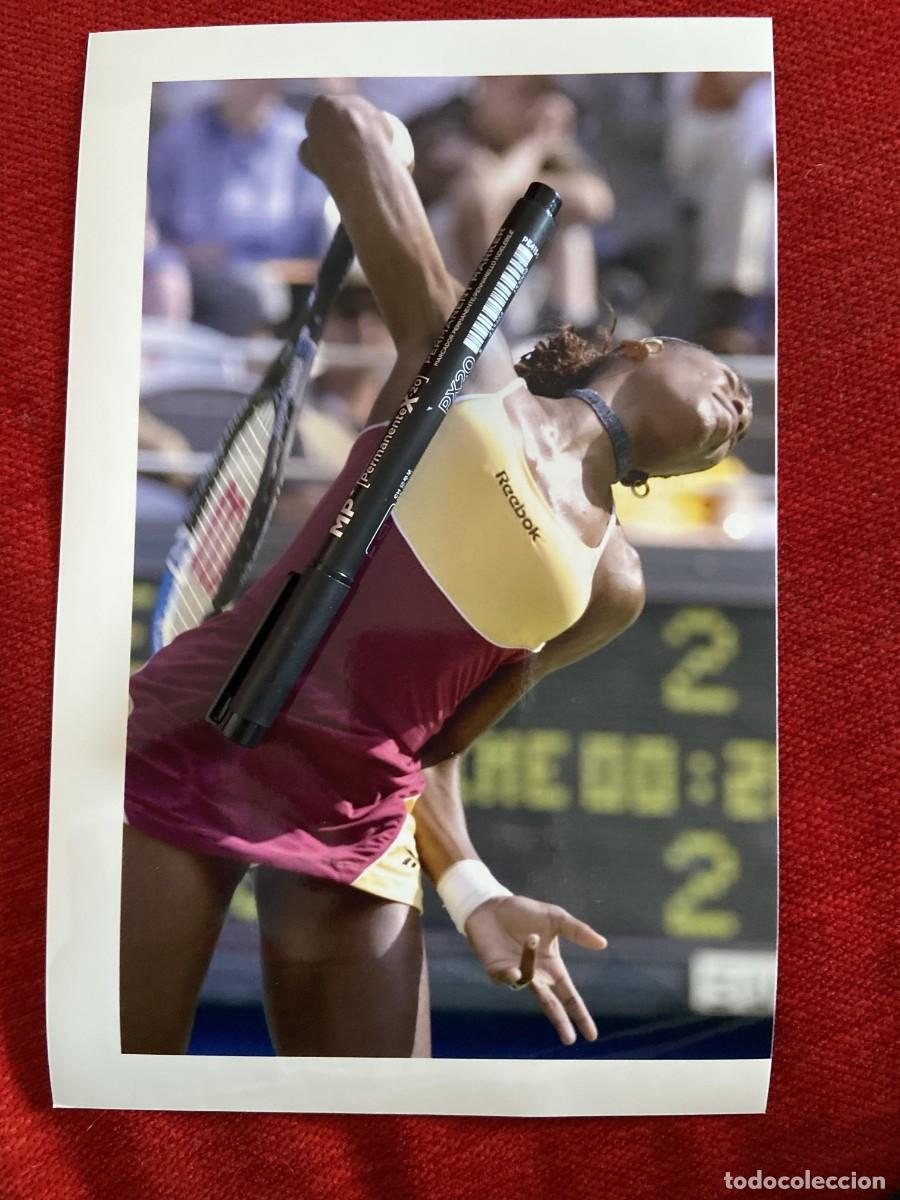 Sports collectibles: F34547 FOTO FOTOGRAFIA ORIGINAL TENIS SERENA VENUS WILLIAMS